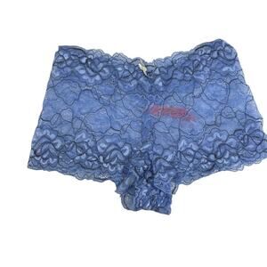 Miss Vickie's Intimates All Over Lace Periwinkle Cheeky Panty Size Small 5/$25